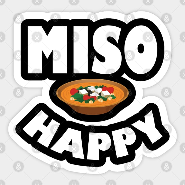 Miso Happy Sticker by KC Happy Shop